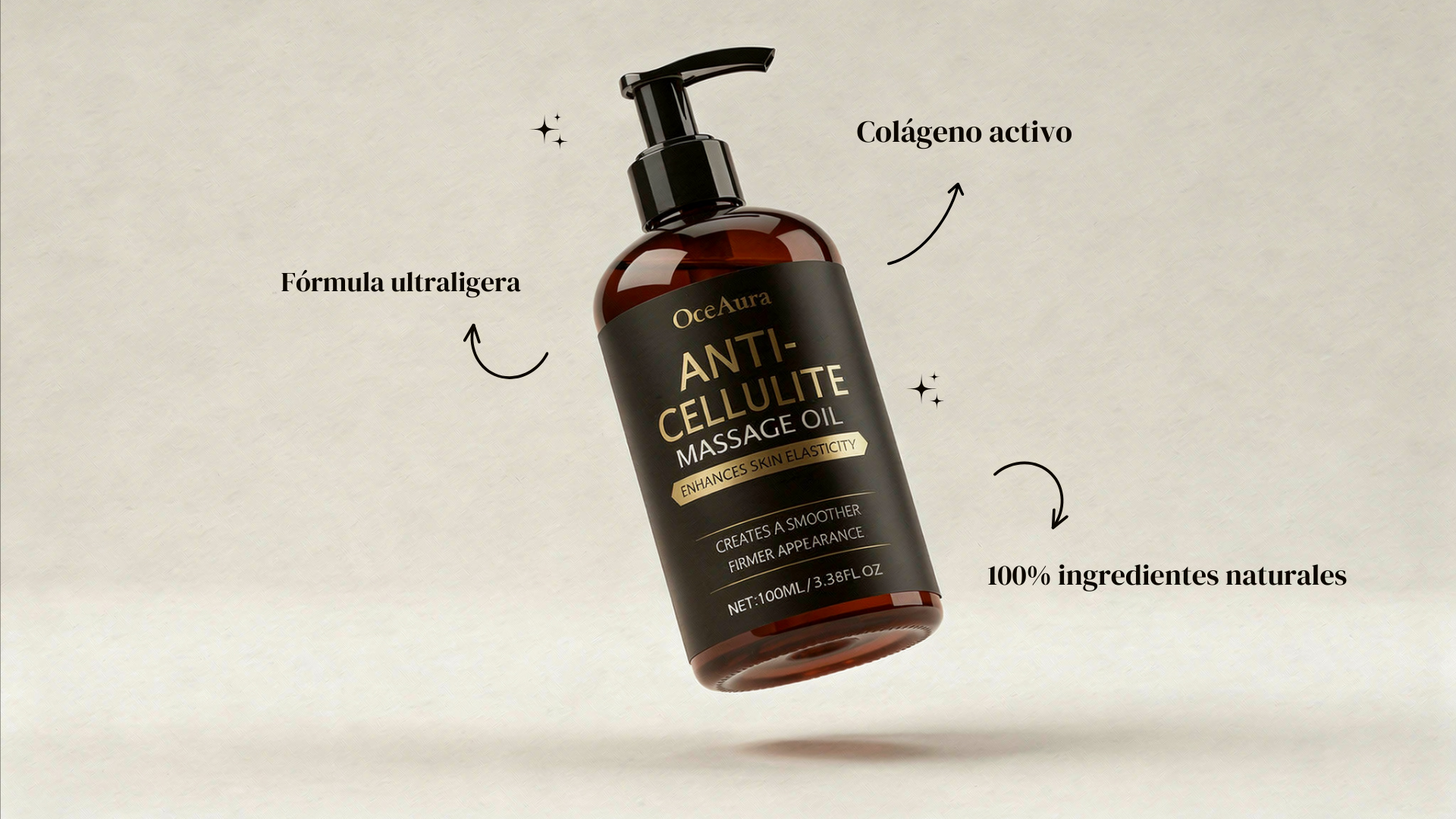 ACEITE PARA MASAJE LINFATICO ANTI CELULITICO